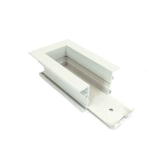 Nora Lighting End Feed For Recessed Track, 1 Or 2 Circuit Track, WH - NTRT-16W