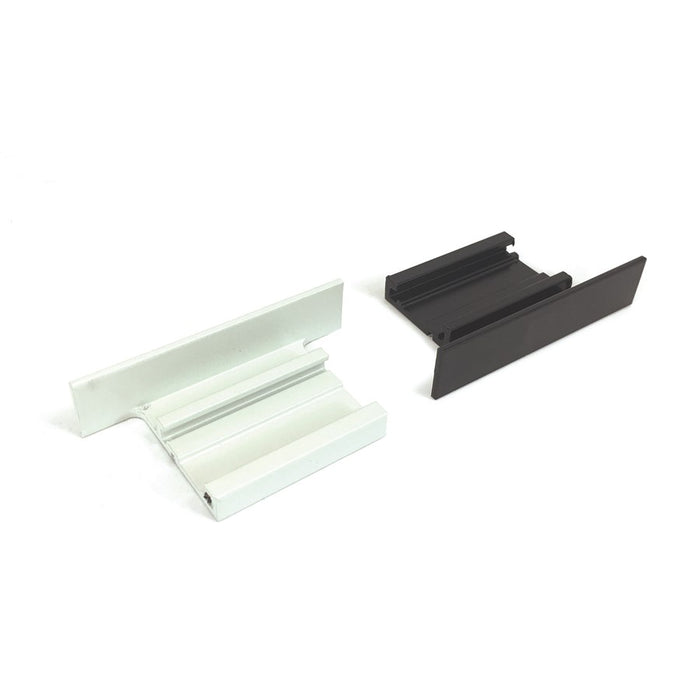 Nora Dead End Piece For Recessed Track, 1 Or 2 Circuit Track, Black - NTRT-18B