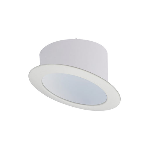 Nora Lighting 6" Sloped Metal Reflector Trim, White - NTS-615W
