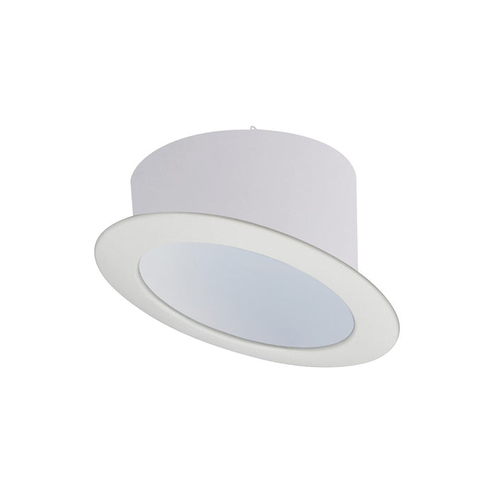 Nora Lighting 6" Sloped Metal Reflector Trim, White - NTS-615W