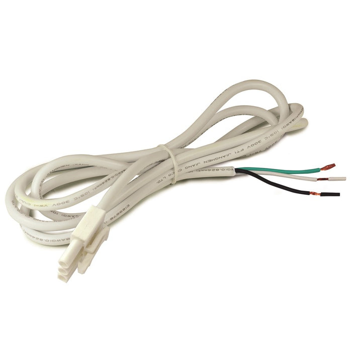 Nora Lighting 72" LEDur Hardwire Connector Cable, White - NUA-804W