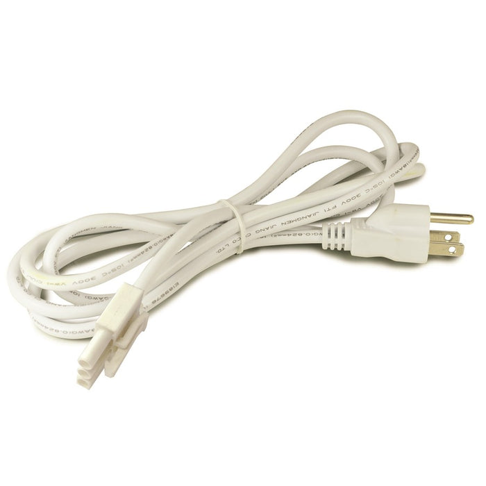 Nora Lighting 72" LEDur Cord/Plug, White - NUA-805W