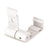 Nora Lighting Adj Bracket 0-90 Deg, 2/Pc Wh, White - NUA-909W