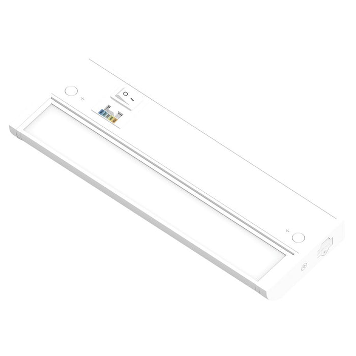 Nora Lighting 10" 120V Adjustable LEDUR Under Cabinet, White - NUDA-10TWMPW