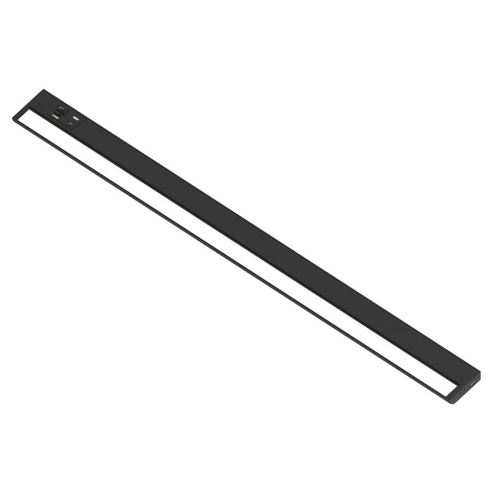 Nora 42" 120V Adj LEDUR UndrCab/USB Ports, Blk - NUDA-42TWB-USB