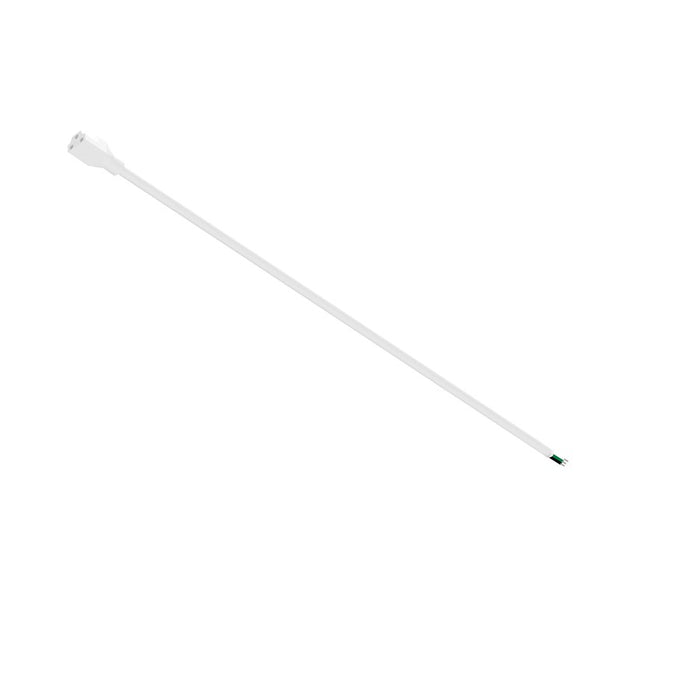 Nora Lighting 72" Hardwire Power Cord for NUDA, White - NUDA-HW72MPW