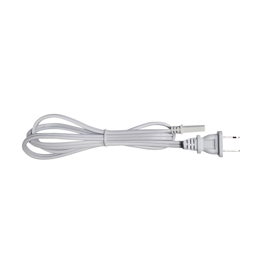 Nora Lighting 39" Cord/Plug Power Cord for NULB120, White - NULBA-139P