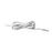 Nora Lighting 60" Hardwire Power Cord for NULB120, White - NULBA-160H