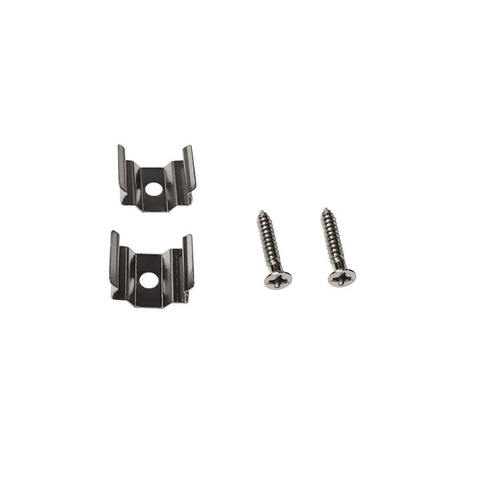 Nora Lighting (2) Flat Mounting Brackets for NULB120, Unfinished - NULBA-MB