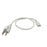 Nora Lighting 72" Cord/Plug Power Cord for NULS, White - NULSA-106