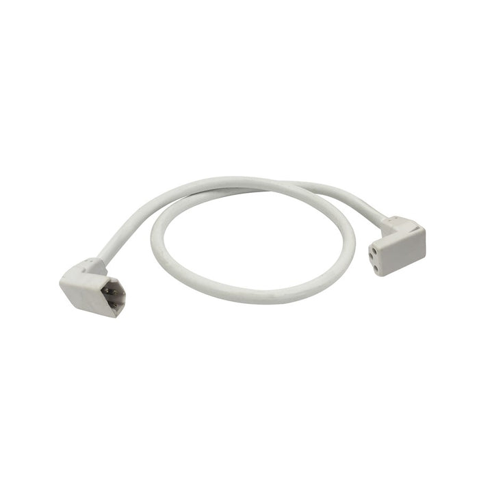 Nora Lighting 12" 90 Degree Jumper Cable for NULS, White - NULSA-212-90