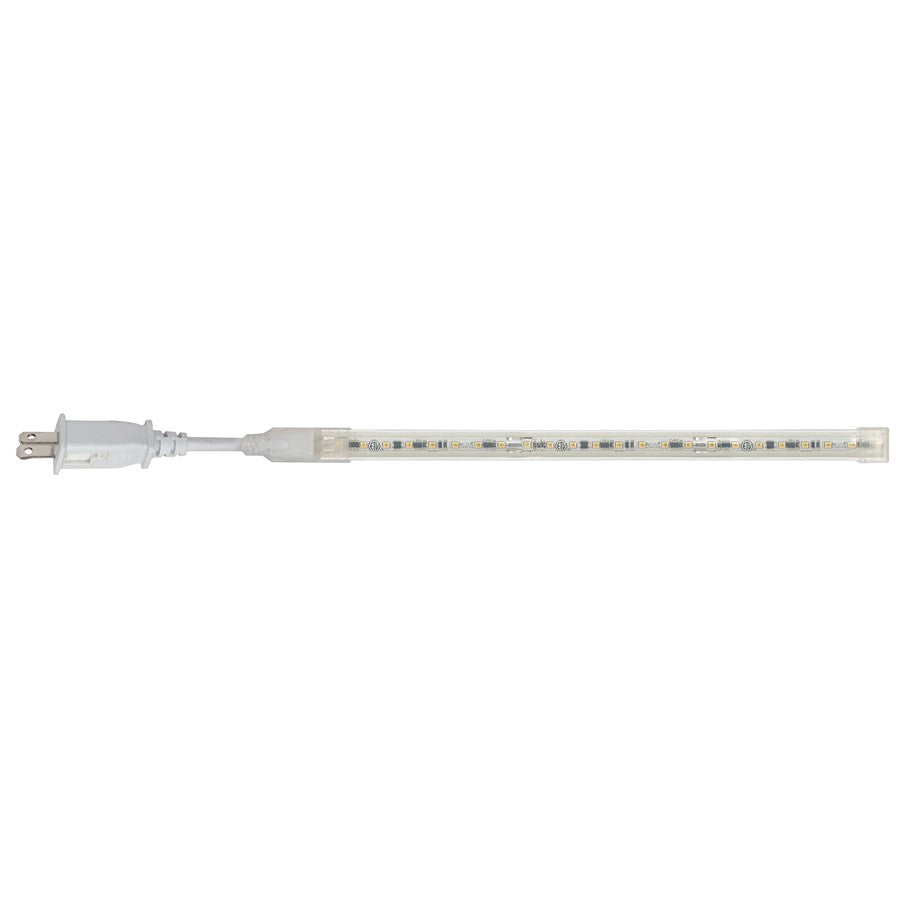 Nora Custom 12-Ft 120V LED Tape, 3000K 8'Cord/Plug, WH - NUTP13-W12-12-930-CP