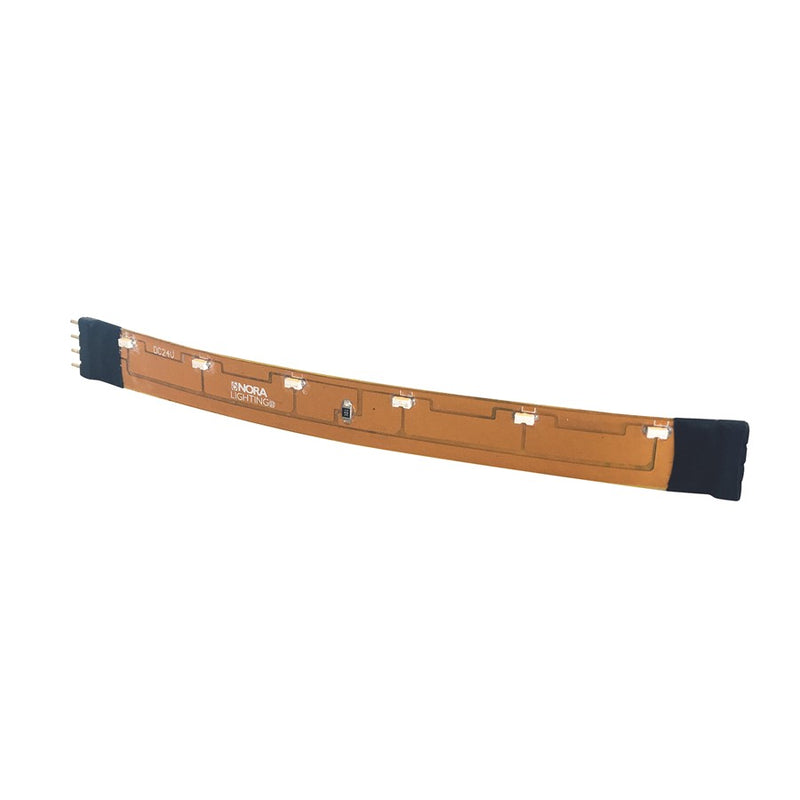 Nora Lighting Side Tape Light, 24V 4" 3000K, Amber - NUTP9-LED30-4