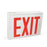 Nora Steel Body Nyc Approved Exit Signs, 8" Red/WH, 1F/2F - NX-550-LEDU-R