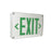 Nora LED Self-Diagnostic Exit Sign, WH Housing/6" Green Letters - NX-617-LED-G
