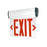 Nora Lighting Exit Adj 2C 2F Red/Mir White - NX-811-LEDR2MW
