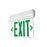 Nora Lighting Exit Adj Bat 1F Grn/Clr White - NX-812-LEDGCW