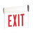 Nora Lighting Exit Adj Bat 1F Red/Clr White - NX-812-LEDRCW