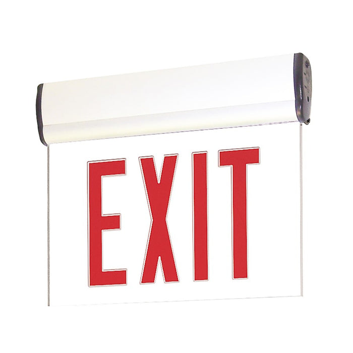 Nora Lighting Exit Adj Bat 1F Red/Clr White - NX-812-LEDRCW
