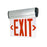 Nora Lighting Exit Adj Bat 1F Red/Mir Alum - NX-812-LEDRMA