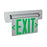 Nora Lighting Exit Rec Adj 2C 1F Grn/Mir Alu - NX-814-LEDGMA