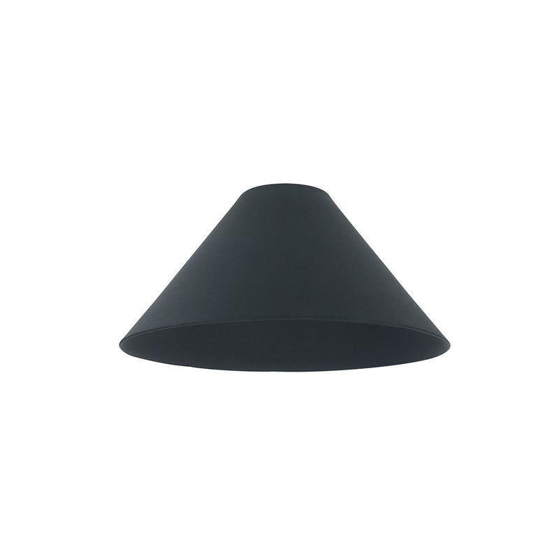 Nora Lighting 2" Ilene Fixture Shade, Black - NYLM-2CONEBB