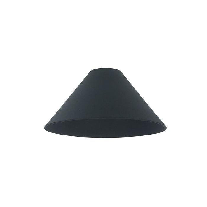 Nora Lighting 2" Ilene Fixture Shade, Black - NYLM-2CONEBB