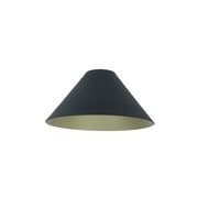 Nora 2" Ilene Fixture Shade, Champagne Haze/Black - NYLM-2CONECHB