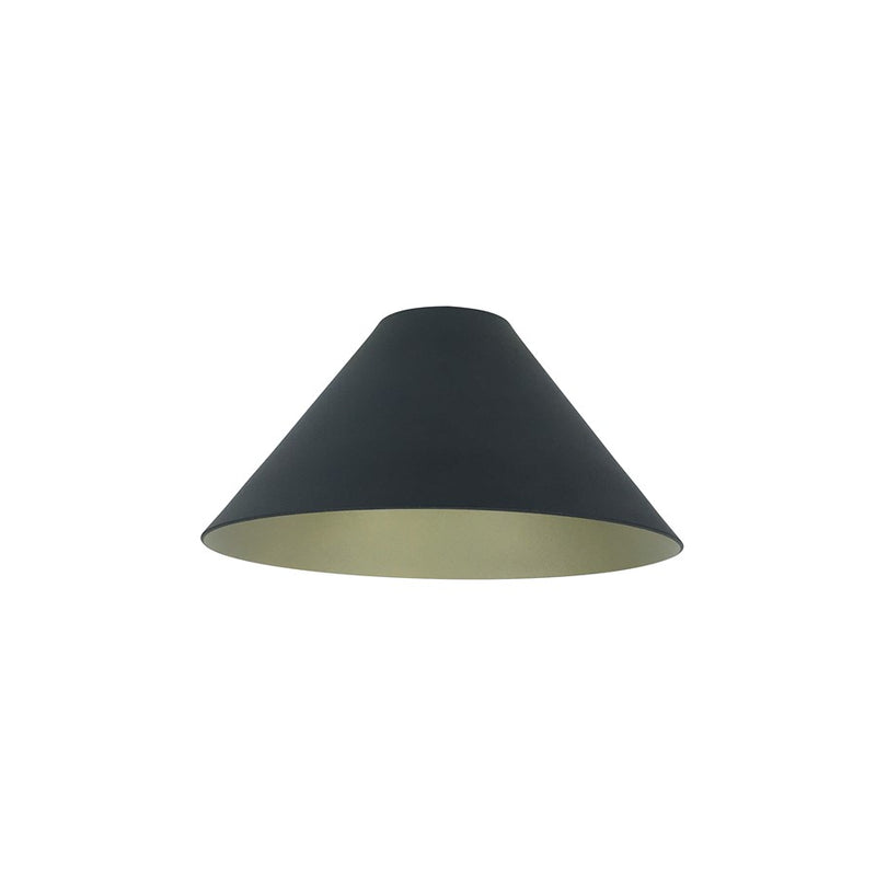 Nora 2" Ilene Fixture Shade, Champagne Haze/Black - NYLM-2CONECHB