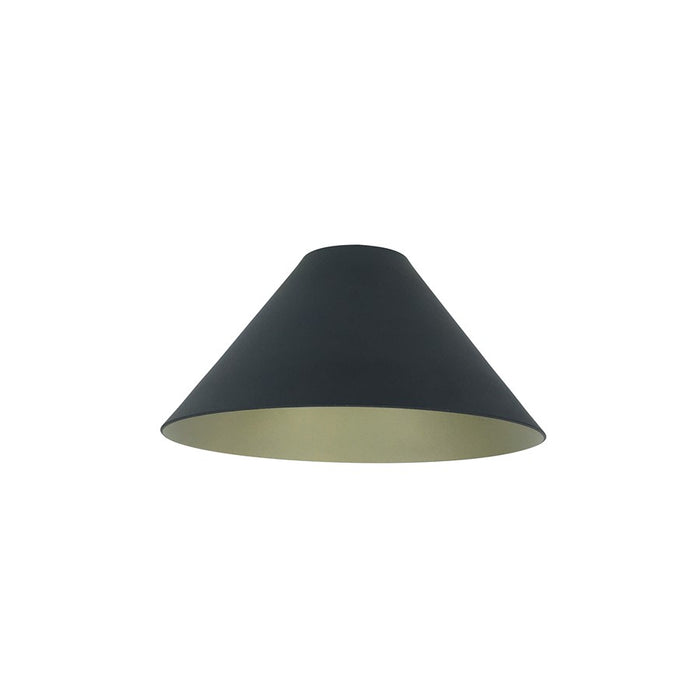 Nora 2" Ilene Fixture Shade, Champagne Haze/Black - NYLM-2CONECHB