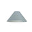 Nora Lighting 2" Ilene Fixture Shade, Silver - NYLM-2CONESS