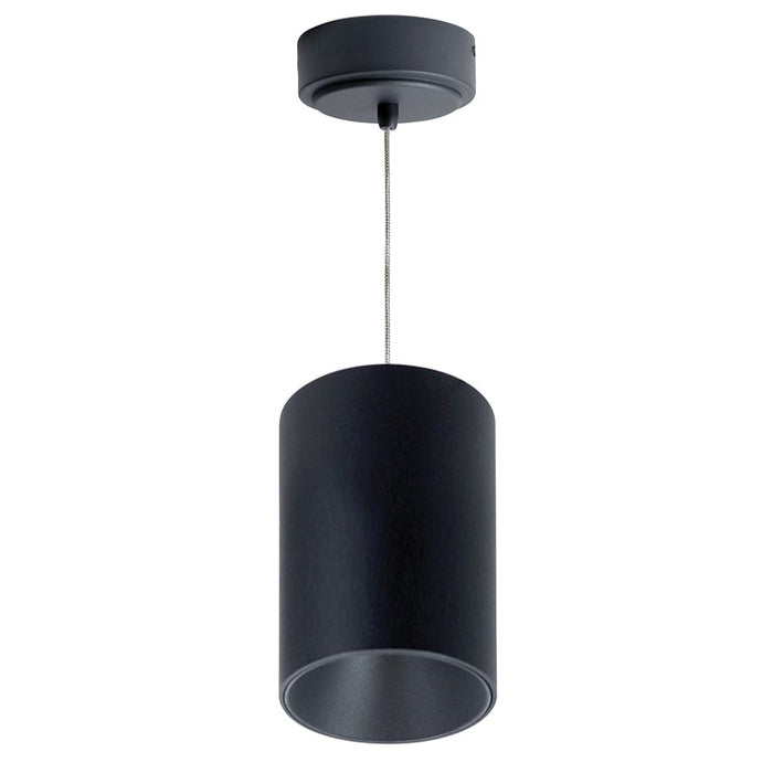 Nora 5" iLENE Cable Mt Mini Cyl, 40W, Blk/277V, 4000K, Blk - NYLM-5C40XBBLE4