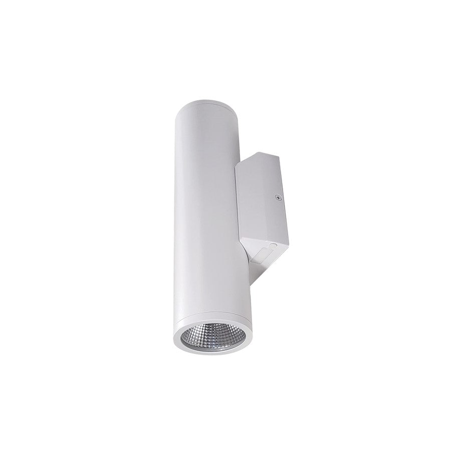 Nora 3" Up/Down Wall Mounted LED Cylinder/Selectable CCT/White - NYUD-3L1345MPW