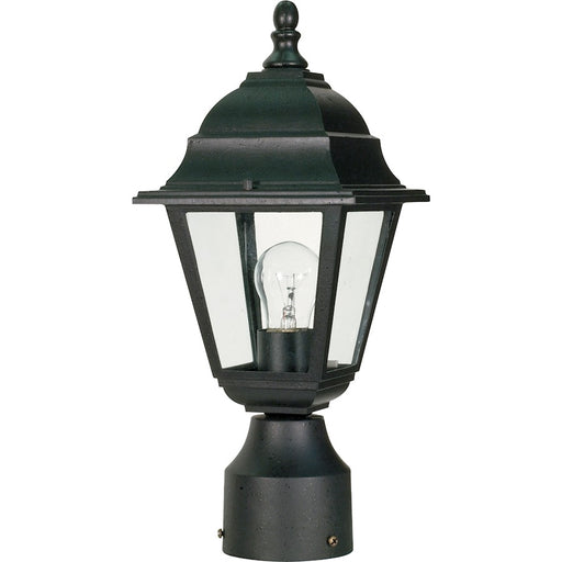 Nuvo Lighting Briton 1 Light 14" Post Lantern, Clear Glass