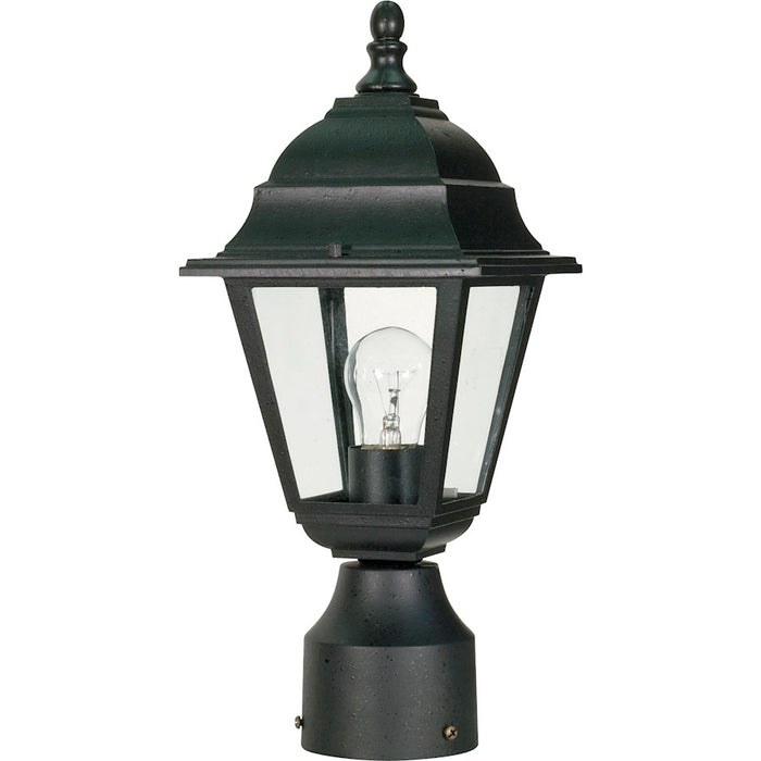 Nuvo Lighting Briton 1 Light 14" Post Lantern, Clear Glass