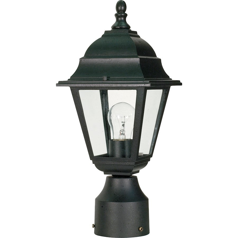 Nuvo Lighting Briton 1 Light 14" Post Lantern, Clear Glass