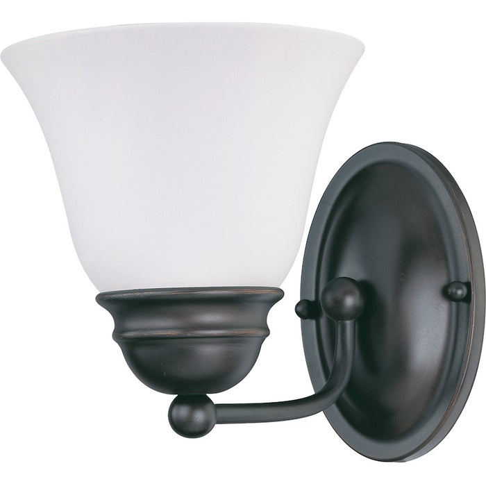 Nuvo Lighting Empire 1 Light 7" Wall Sconce, Frosted White Glass