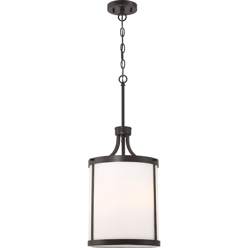 Nuvo Lighting Denver 18.75in 3-Light Pendant | Traditional Mahogany Bronze | Kitchen Island & Dining Room | 18.75 in H | Model 60-6326