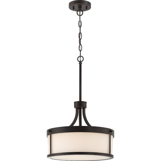 Nuvo Lighting Denver 2-Light Pendant | Traditional Mahogany Bronze | Kitchen Island & Dining Room | 12 in H | Model 60-6327