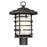 Nuvo Lighting Lansing 1 Light 17" Post Lantern, Etched/Textured Black