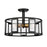 Nuvo Lighting Payne 4-LT Semi Flush Fixture, Beveled/Midnight Bronze
