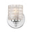 Nuvo Lighting Votive 1 Light Wall Sconce, Clear Glass, Polished Nickel