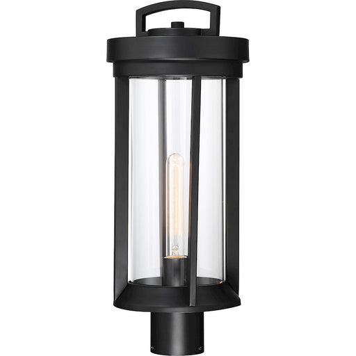 Nuvo Lighting Huron 1 Light Post Lantern, Clear Glass, Aged Bronze