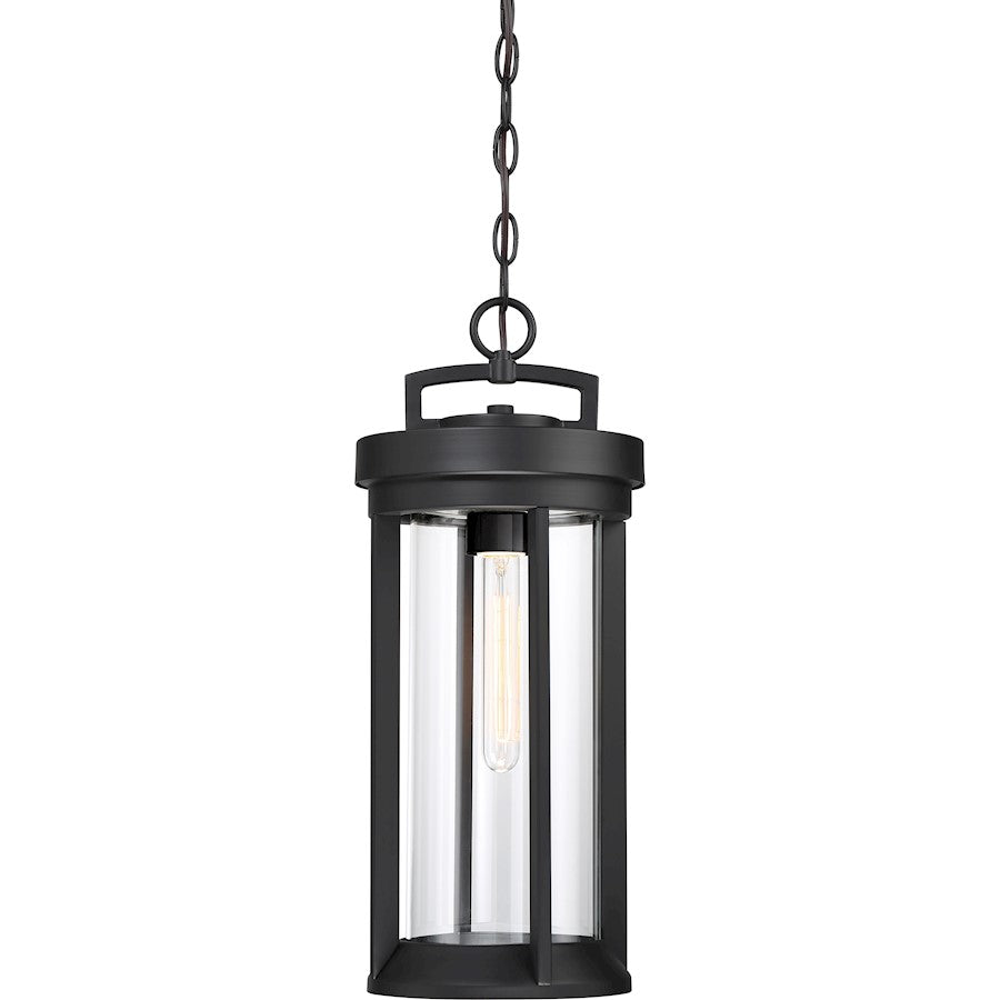 Nuvo Lighting Huron 1 Light Hanging Lantern, Clear Glass, Aged Bronze