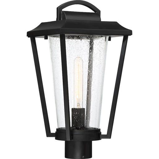 Nuvo Lighting Lakeview 1 Light Post Lantern, Clear Seed/Aged Bronze