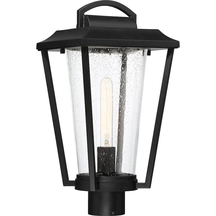 Nuvo Lighting Lakeview 1 Light Post Lantern, Clear Seed/Aged Bronze