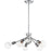 Nuvo Lighting Bounce 5 Light Pendant, Crystal Accent Polished Nickel