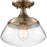 Nuvo Lighting Kew 1 Light Semi Flush Fixture