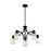 Nuvo Lighting Skybridge 5 Light Chandelier, Clear