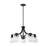 Nuvo Lighting Skybridge 5 Light Chandelier, Clear